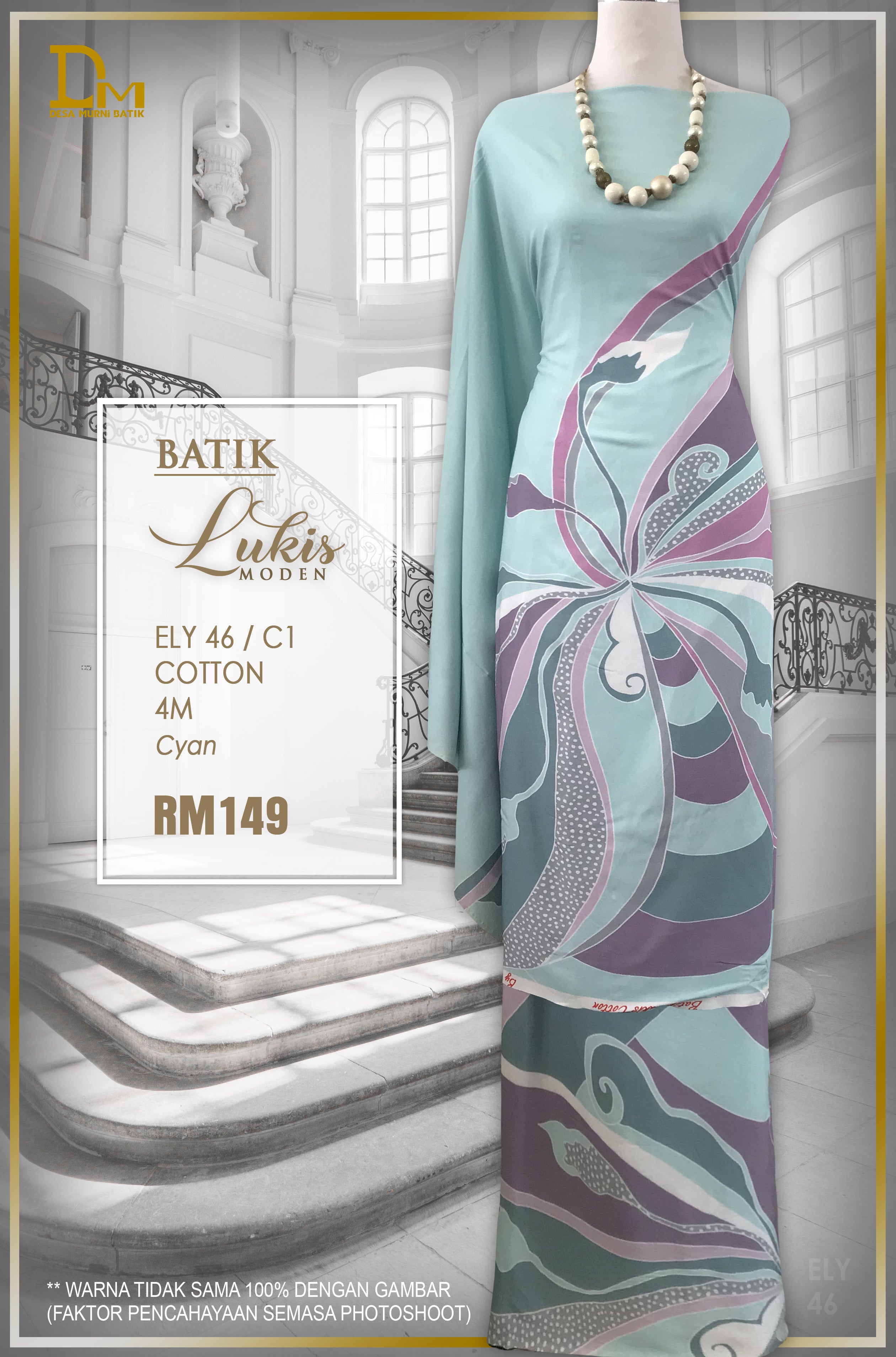 BATIK LUKIS MODEN COTTON ELY 46