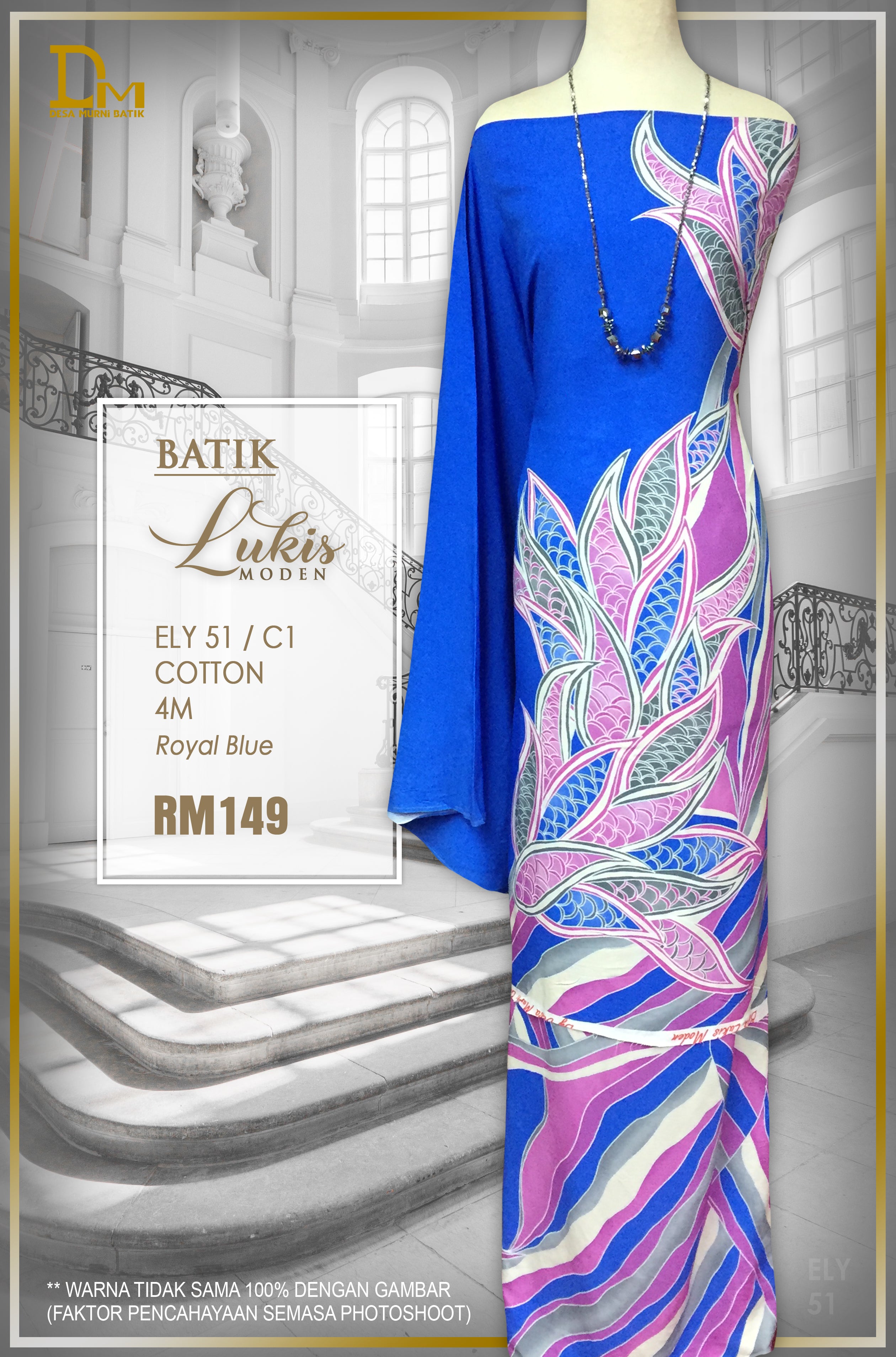 BATIK LUKIS MODEN COTTON ELY 51