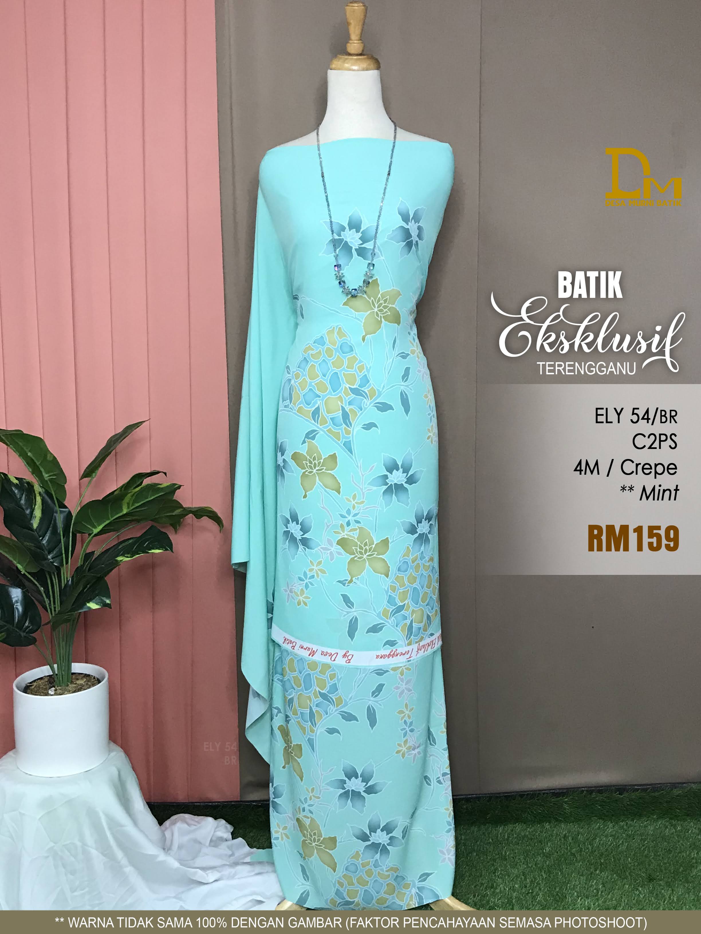 BATIK EKSKLUSIF TERENGGANU CREPE ELY 54