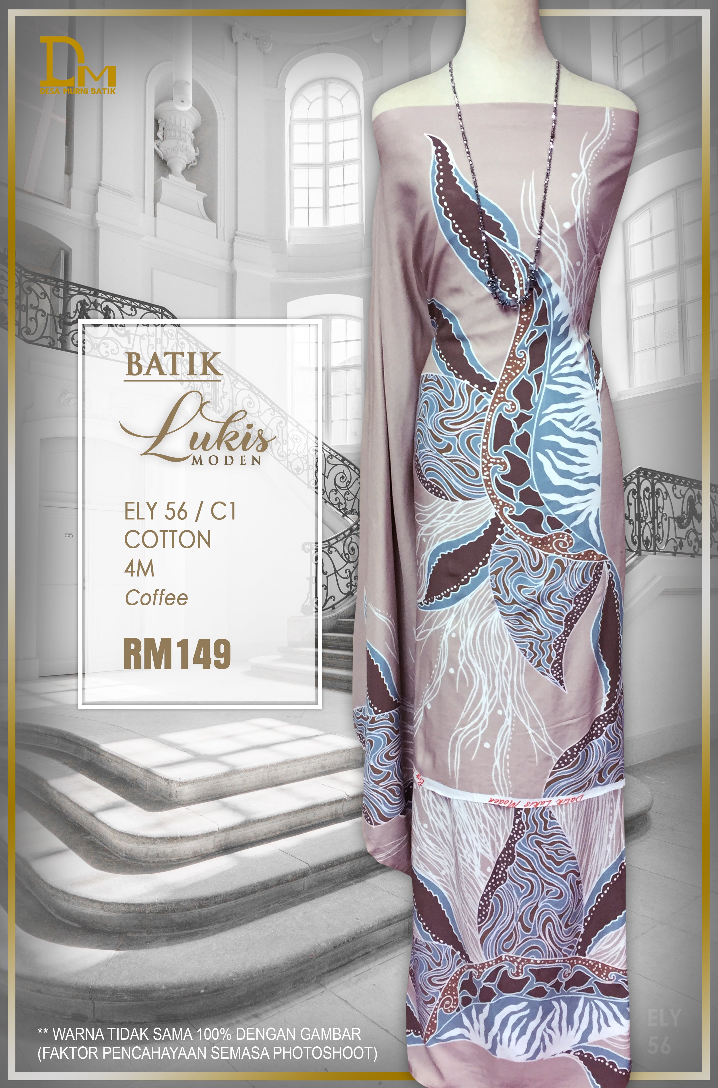 BATIK LUKIS MODEN COTTON ELY 56