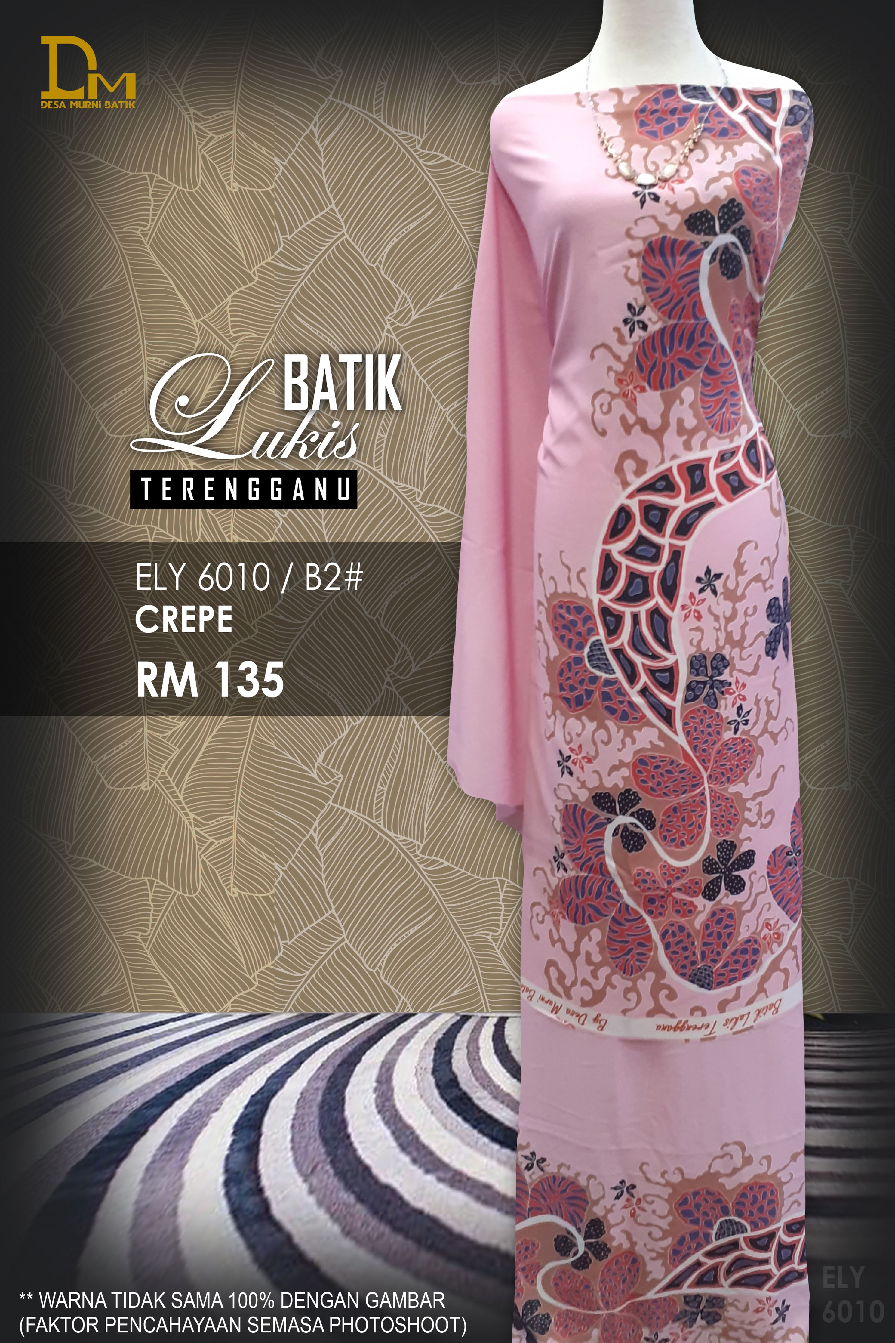 BATIK LUKIS TERENGGANU CREPE ELY 6010
