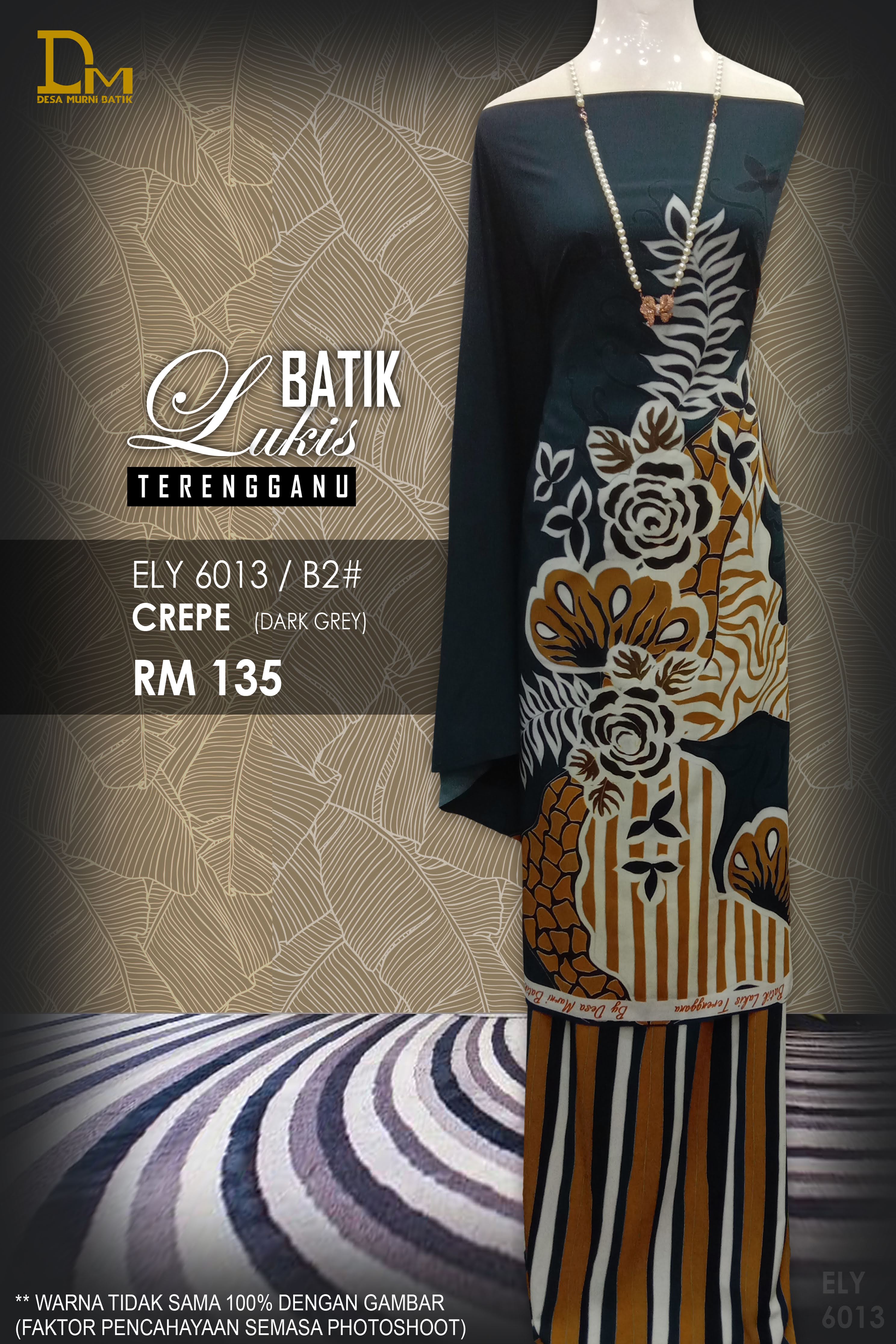 BATIK LUKIS TERENGGANU CREPE ELY 6013