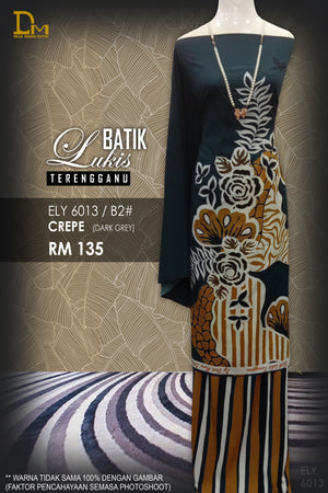 BATIK LUKIS TERENGGANU CREPE ELY 6013