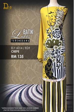 BATIK LUKIS TERENGGANU CREPE ELY 6014