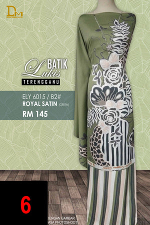 BATIK LUKIS TERENGGANU ROYAL SATIN ELY 6015