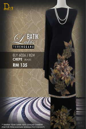BATIK LUKIS TERENGGANU CREPE ELY 6026