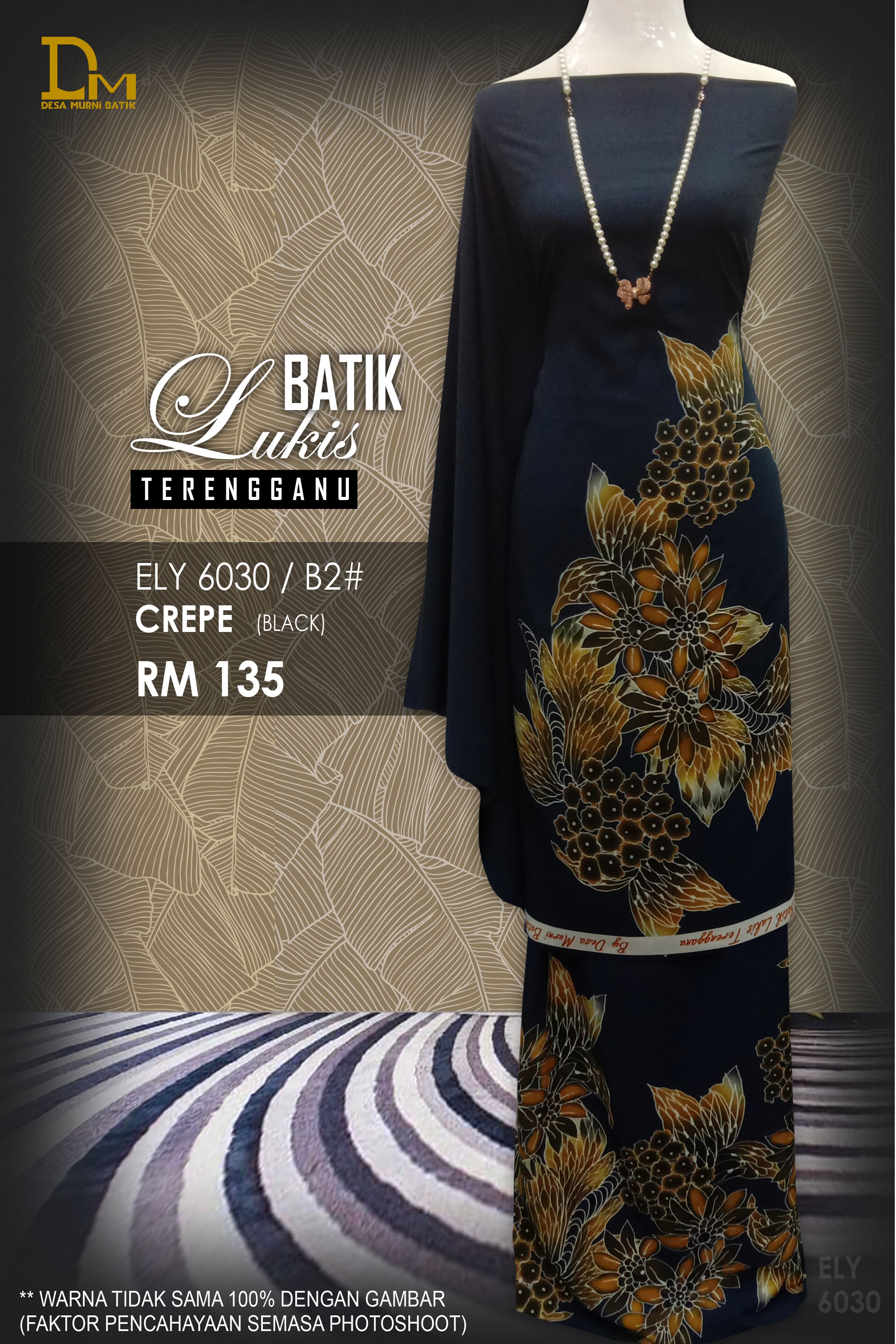 BATIK LUKIS TERENGGANU CREPE ELY 6030