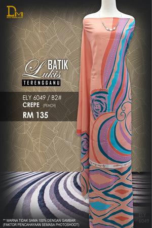 BATIK LUKIS TERENGGANU CREPE ELY 6049