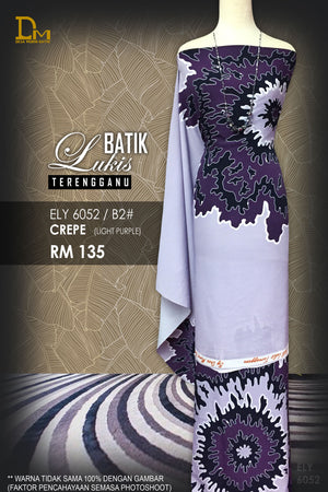 BATIK LUKIS TERENGGANU CREPE ELY 6052