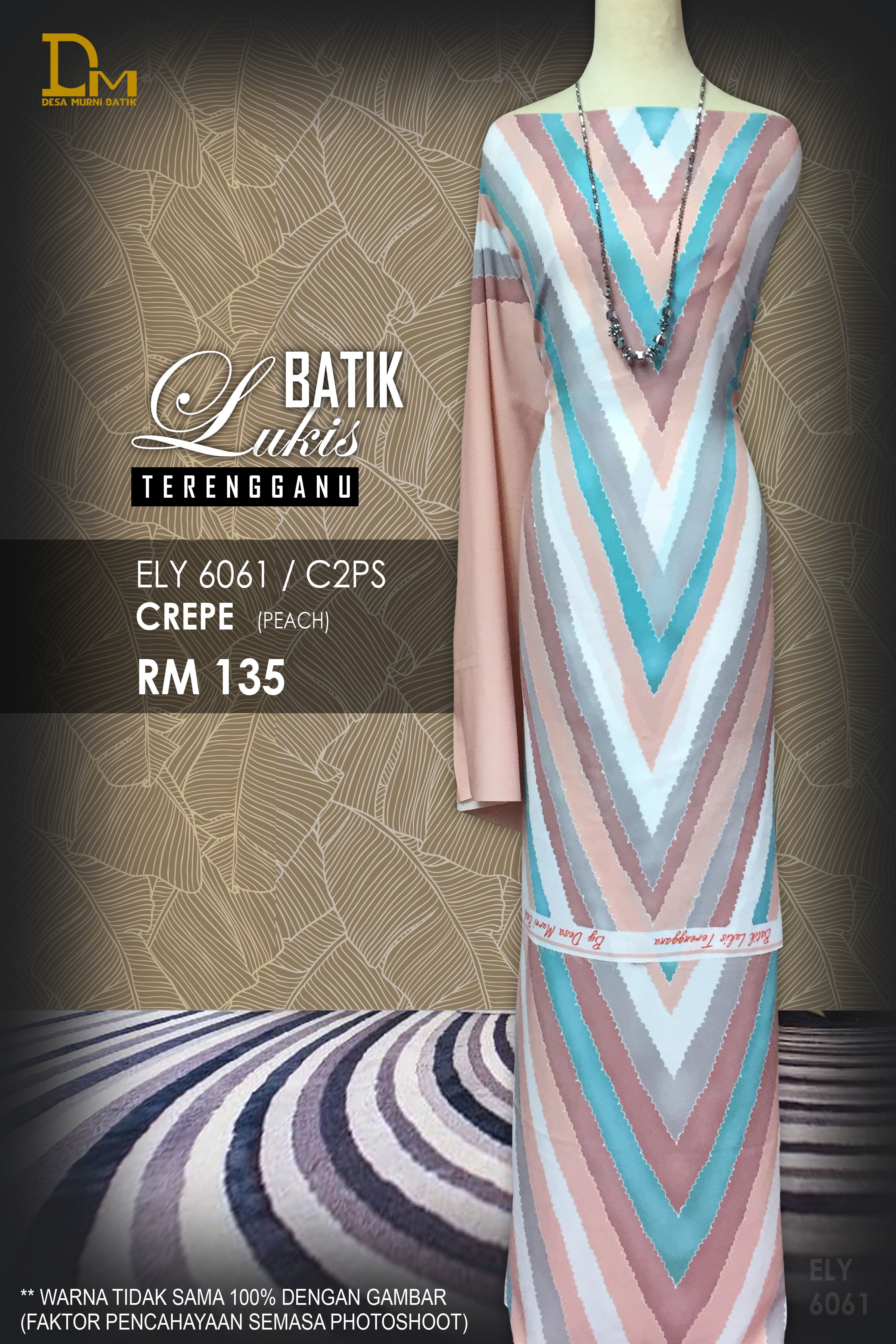 BATIK LUKIS TERENGGANU CREPE ELY 6061