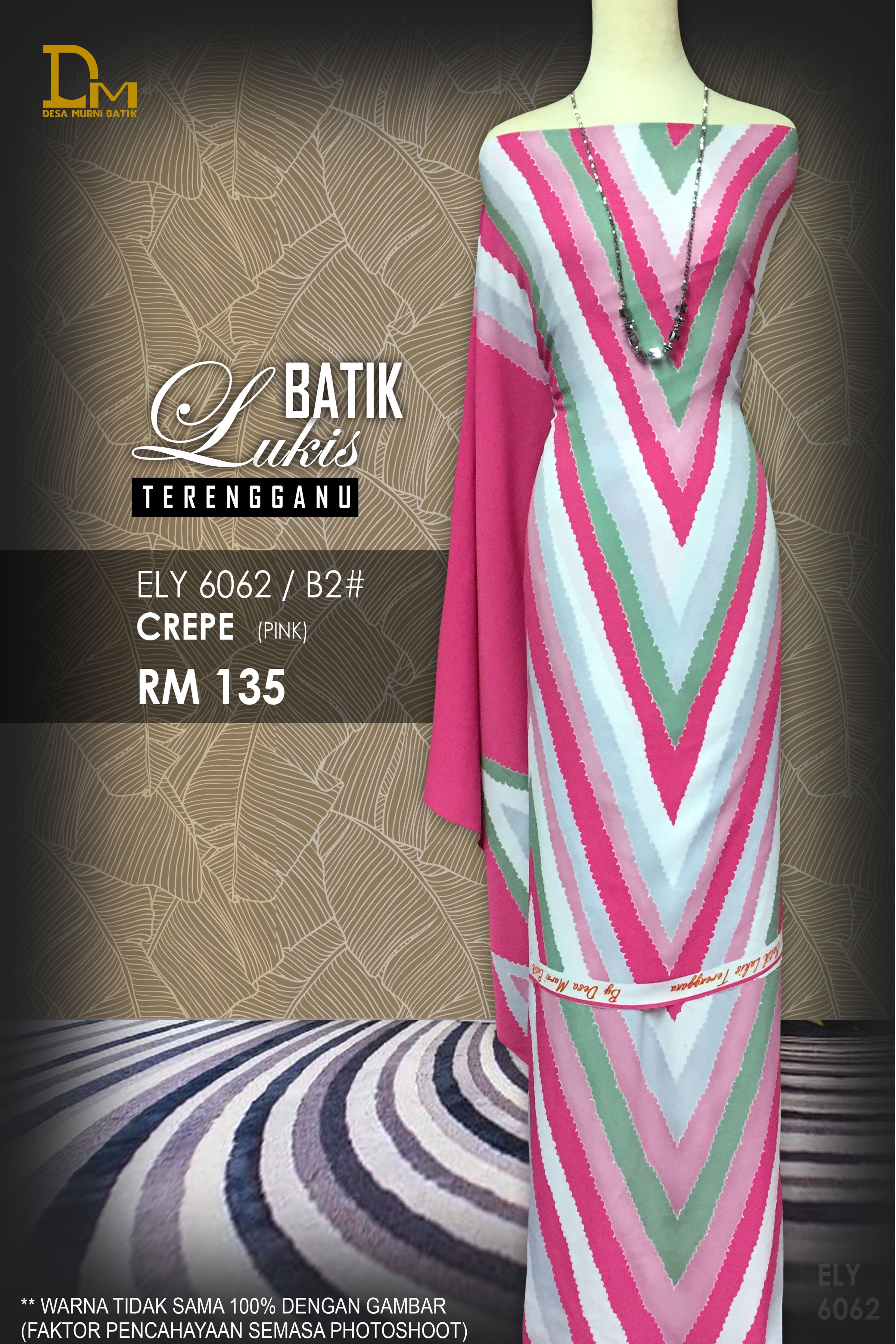 BATIK LUKIS TERENGGANU CREPE ELY 6062
