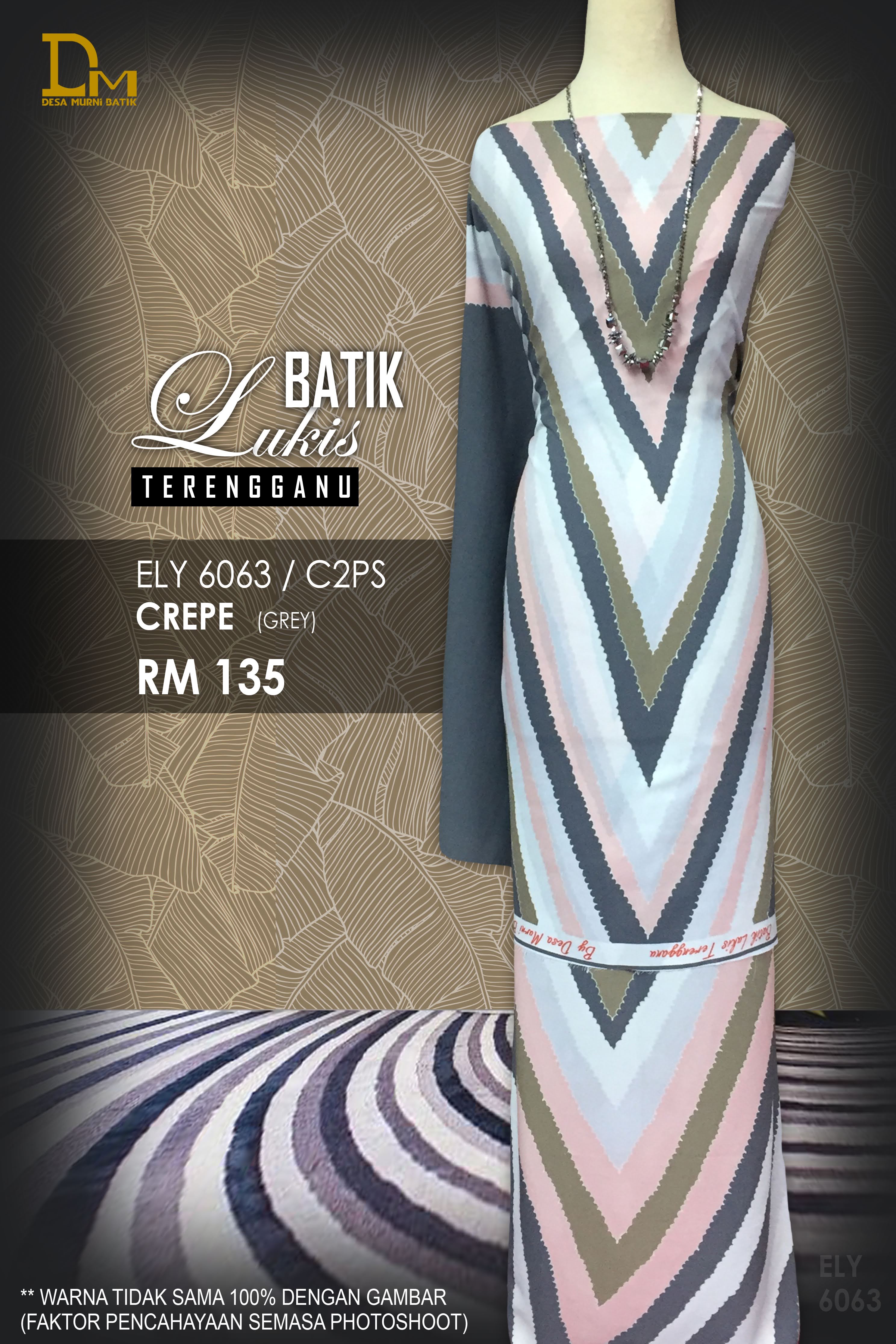 BATIK LUKIS TERENGGANU CREPE ELY 6063