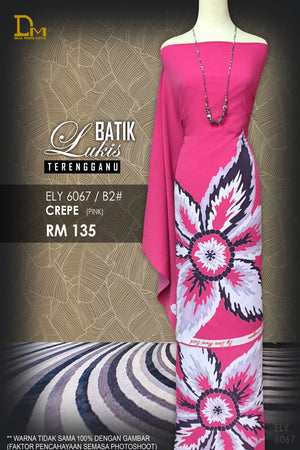 BATIK LUKIS TERENGGANU CREPE ELY 6067