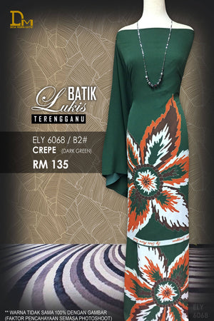 BATIK LUKIS TERENGGANU CREPE ELY 6068