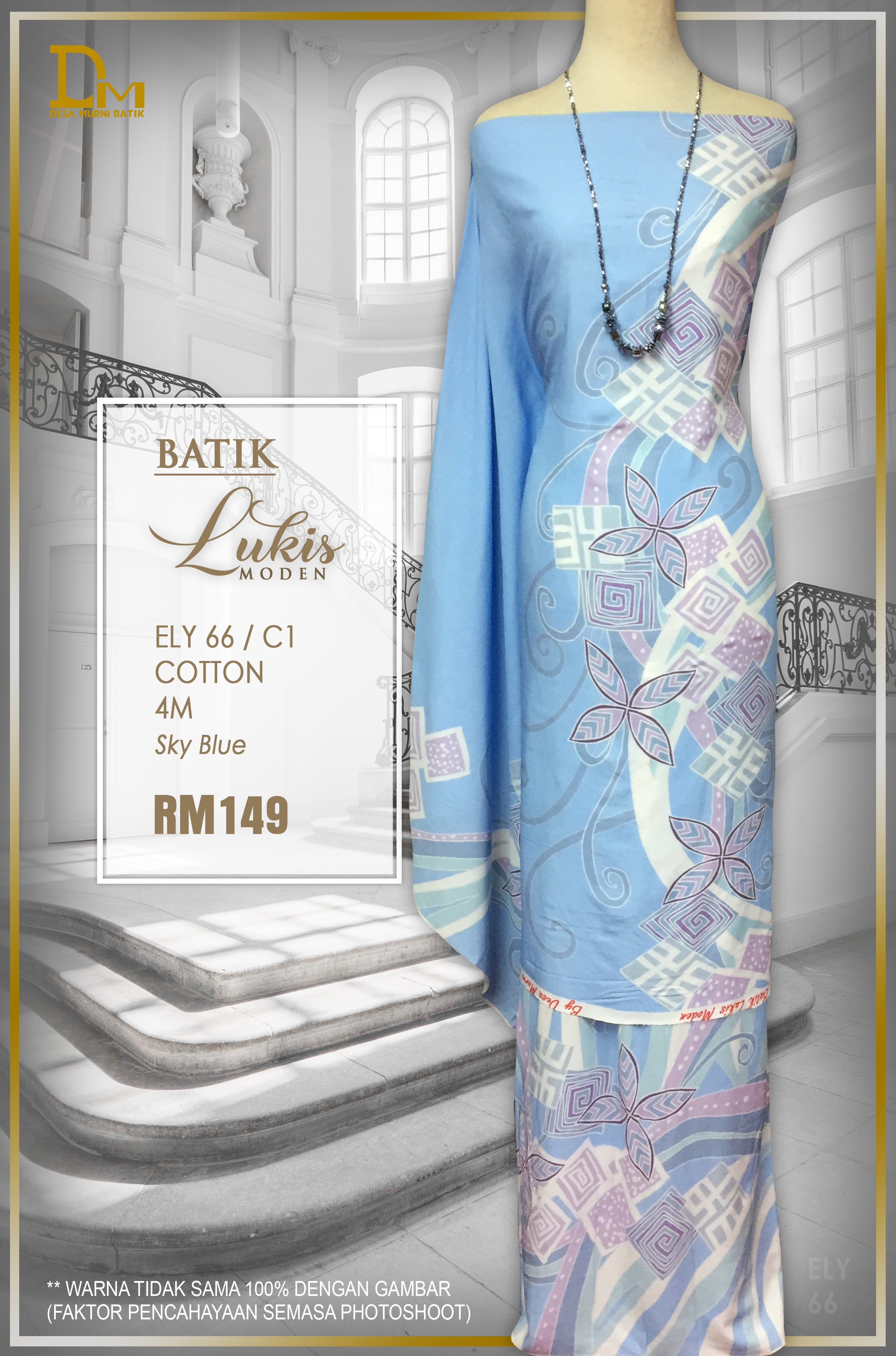 BATIK LUKIS MODEN COTTON ELY 66