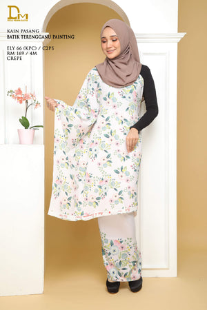 BATIK TERENGGANU PAINTING ELY 66 CREPE