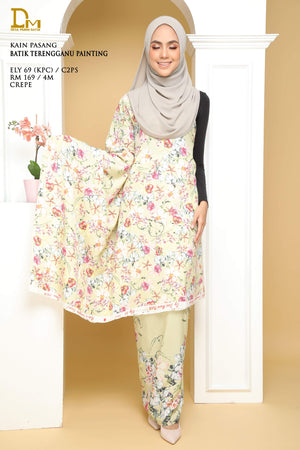BATIK TERENGGANU PAINTING ELY 69 CREPE