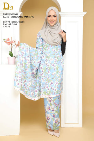 BATIK TERENGGANU PAINTING ELY 70 CREPE