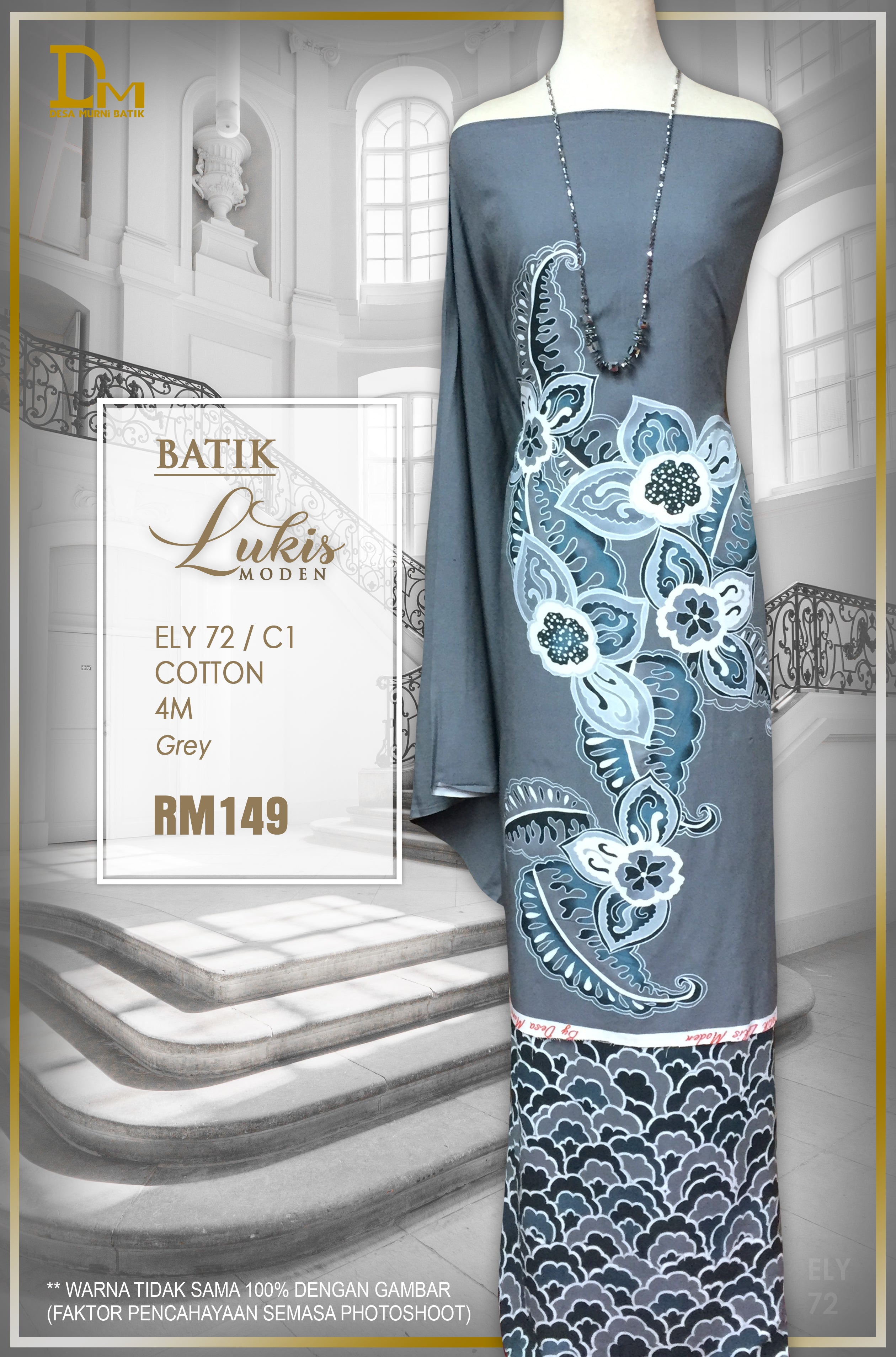 BATIK LUKIS MODEN COTTON ELY 72