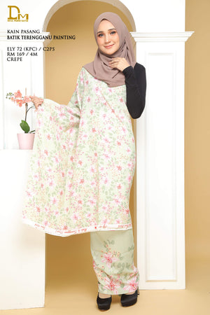 BATIK TERENGGANU PAINTING ELY 72 CREPE