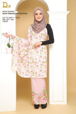 BATIK TERENGGANU PAINTING ELY 76 CREPE