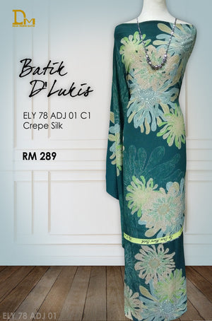 BATIK D LUKIS CREPE SILK ELY 78