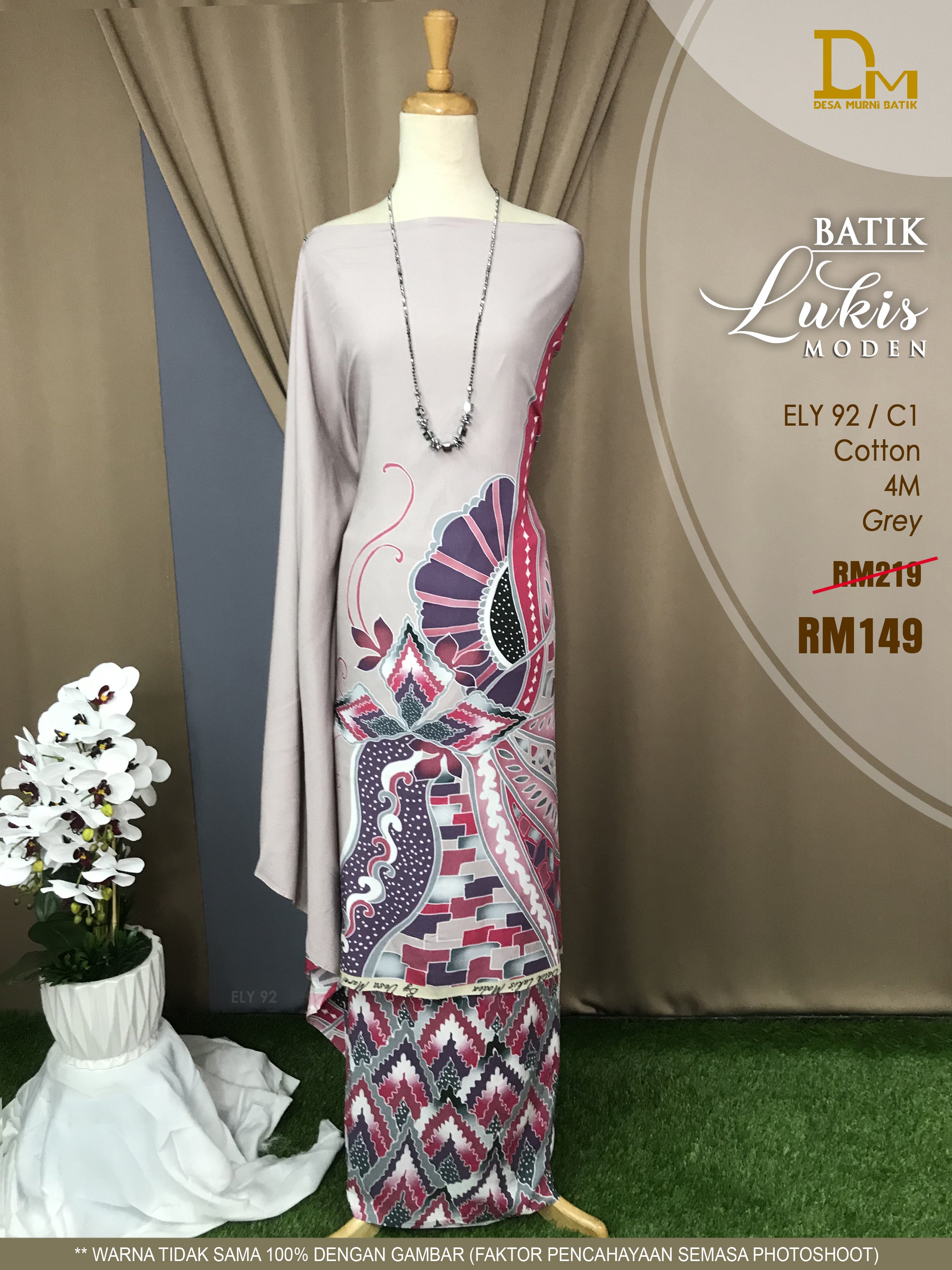 BATIK LUKIS MODEN COTTON ELY 92