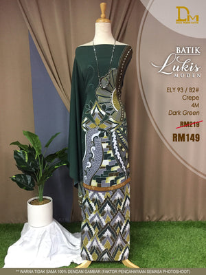 BATIK LUKIS MODEN CREPE ELY 93
