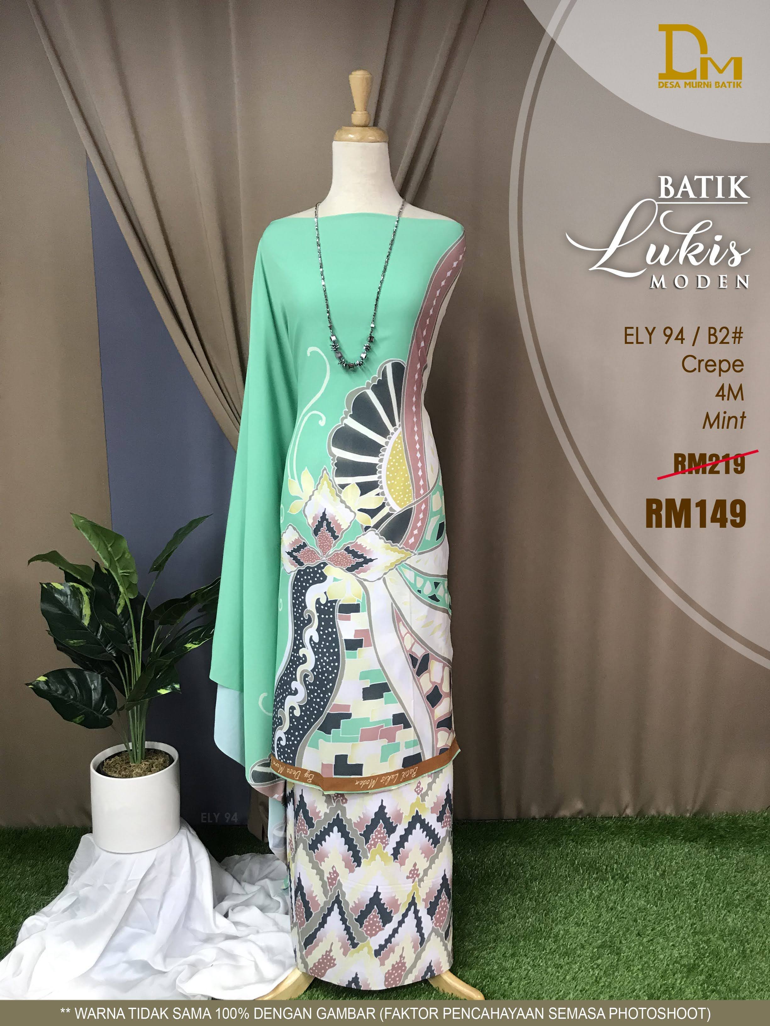 BATIK LUKIS MODEN CREPE ELY 94