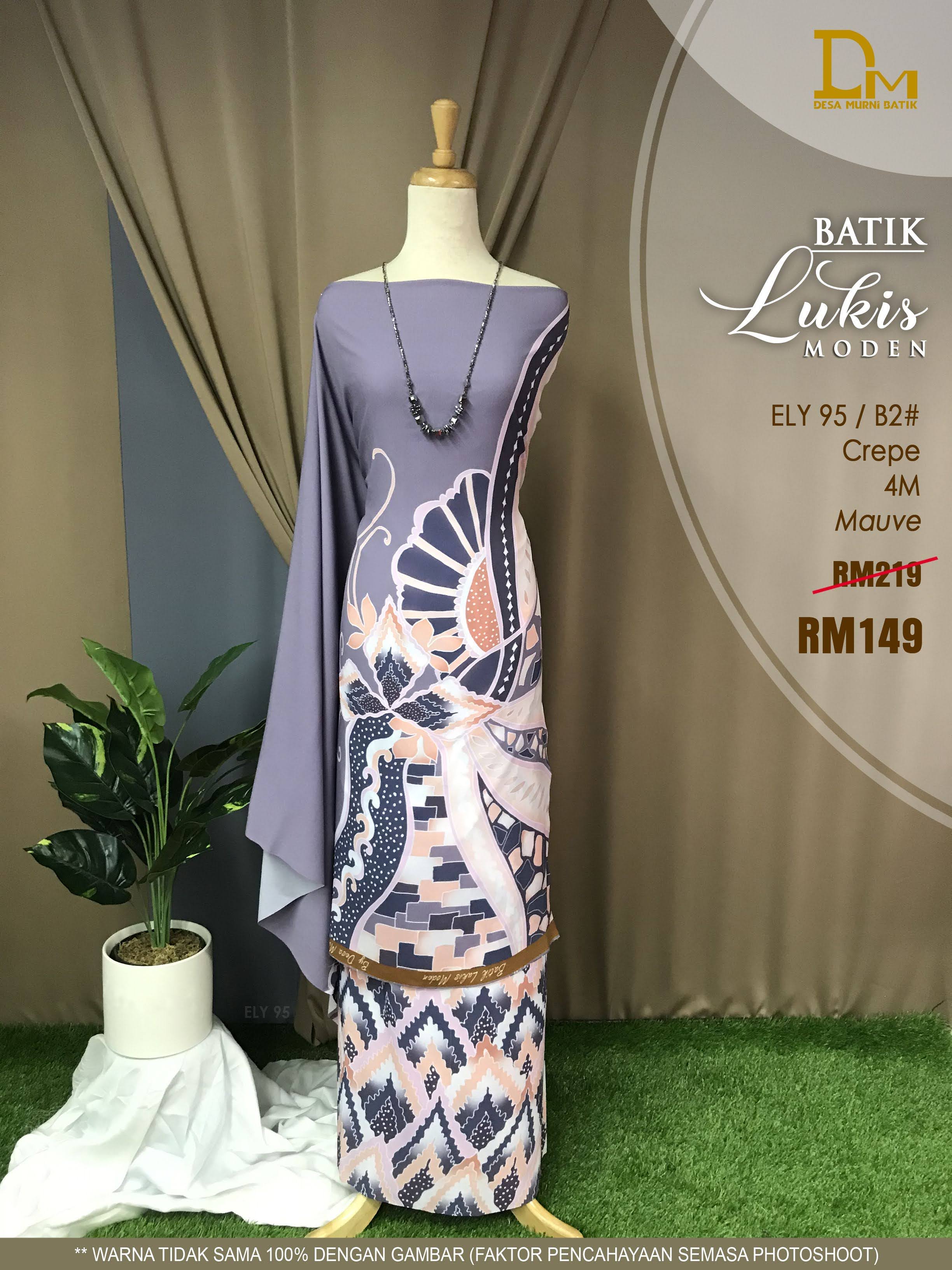 BATIK LUKIS MODEN CREPE ELY 95