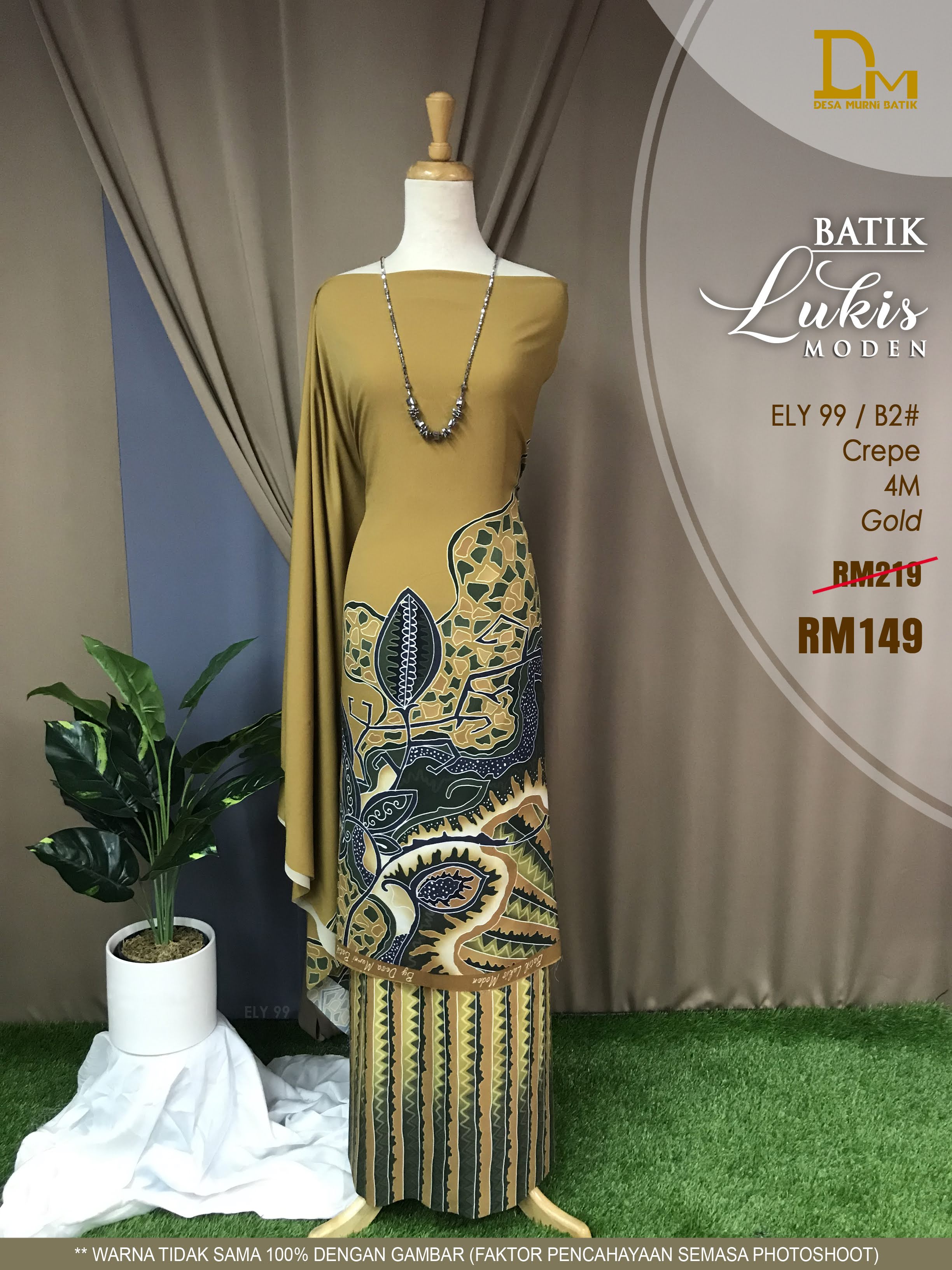 BATIK LUKIS MODEN CREPE ELY 99