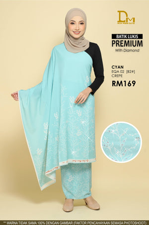 BATIK LUKIS PREMIUM WITH DIAMOND CREPE EQA 02