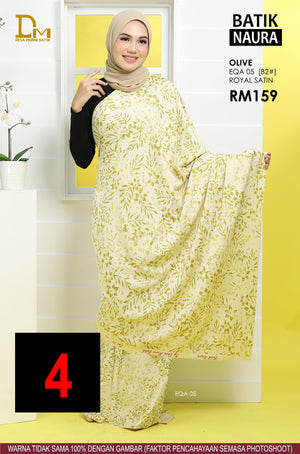 BATIK NAURA ROYAL SATIN EQA 05 OLIVE