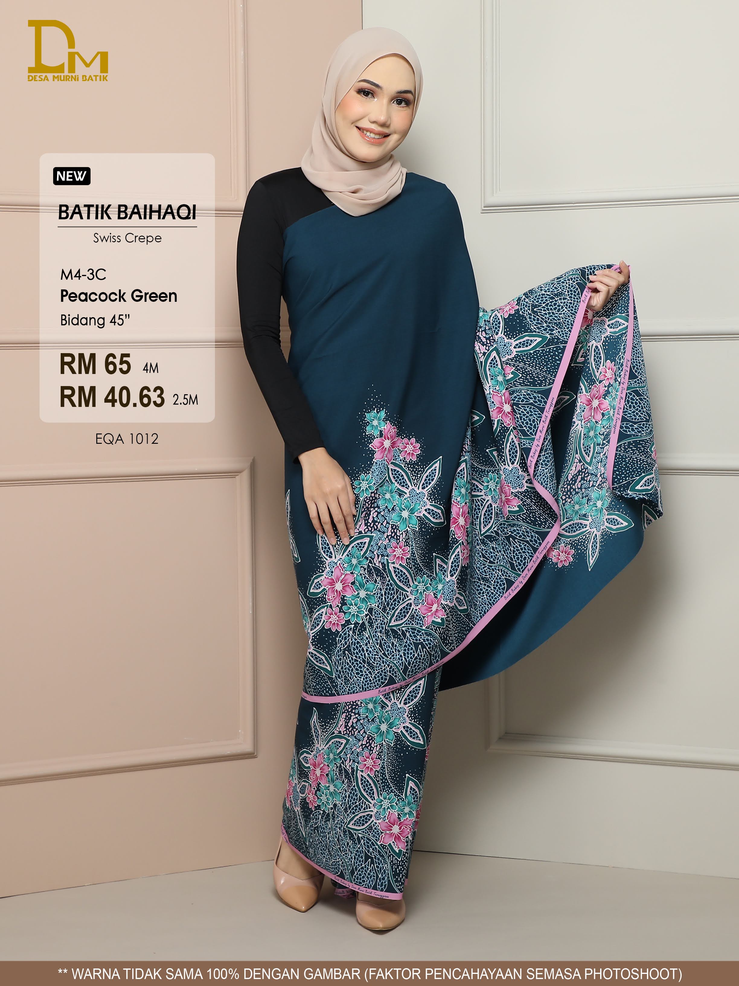 BAIHAQI M 4-3 PEACOCK GREEN