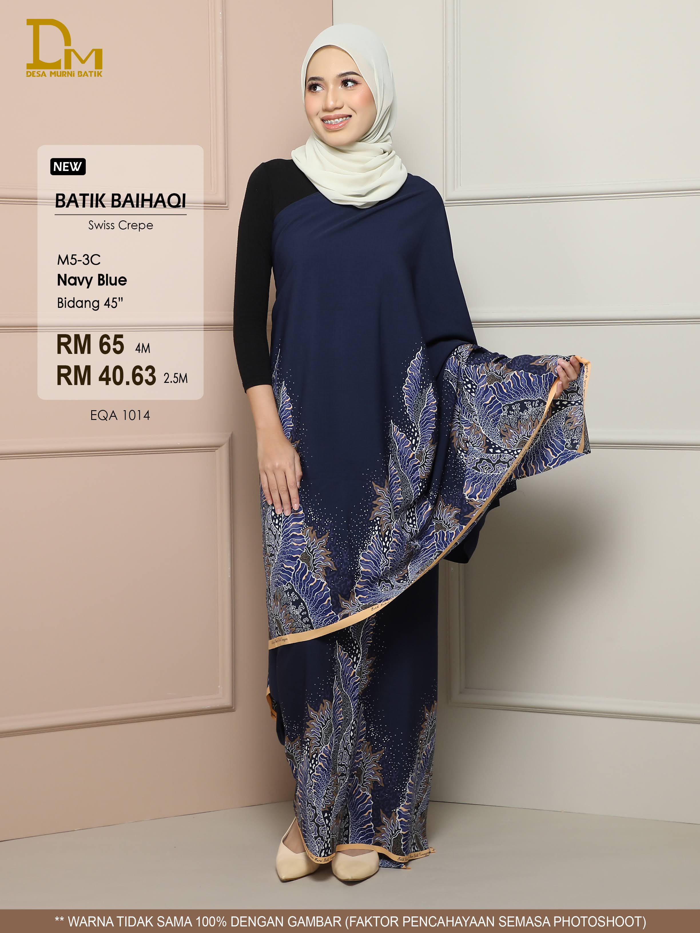 BAIHAQI M 5-3 NAVY BLUE