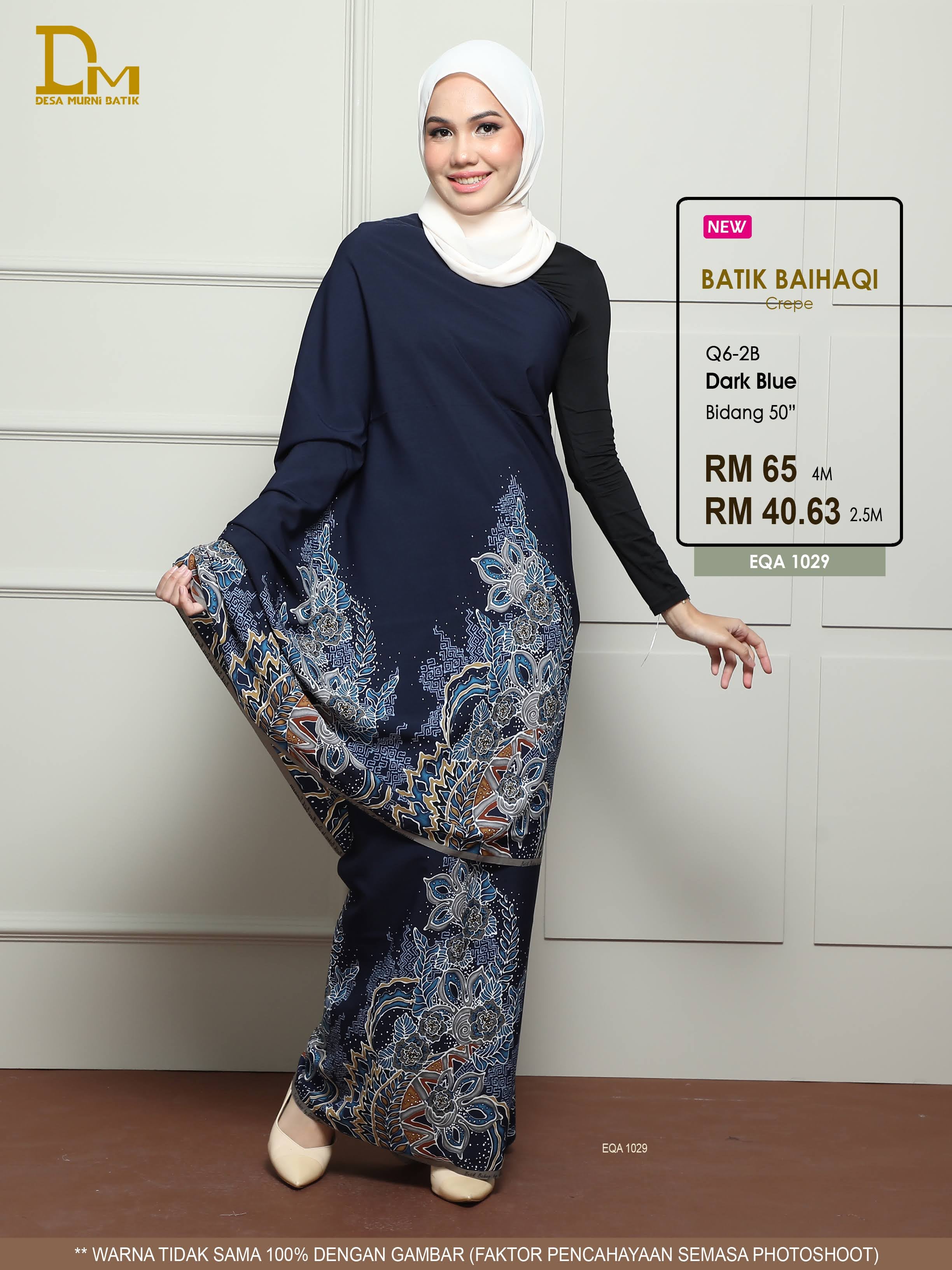 BAIHAQI 1.0 Q 6-2 BIRU GELAP