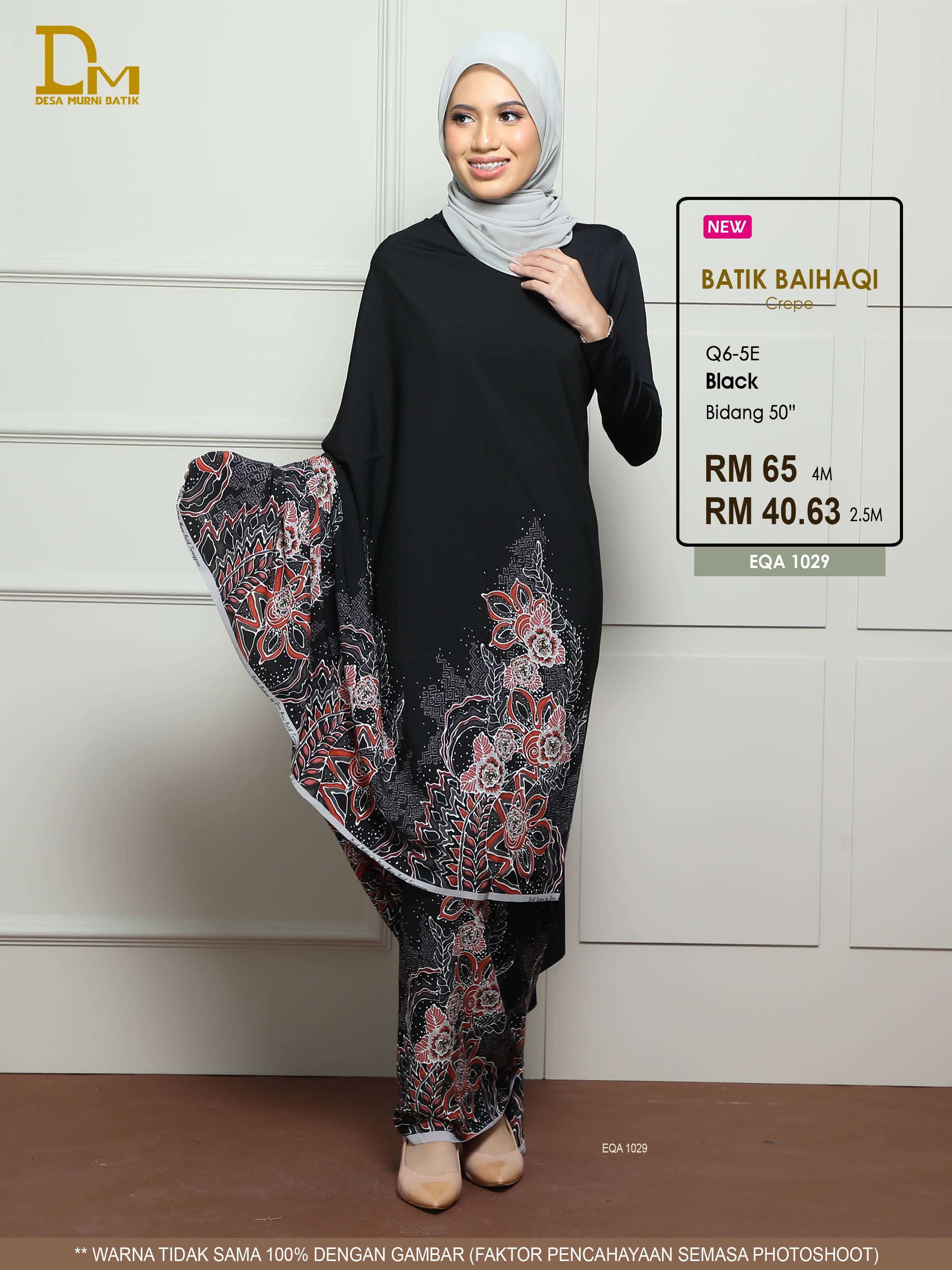 BAIHAQI 1.0 Q 6-5 HITAM