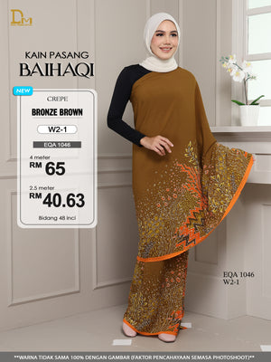 BAIHAQI W 2-1 BRONZE BROWN