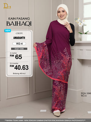 BAIHAQI W 2-4 AMARANTH