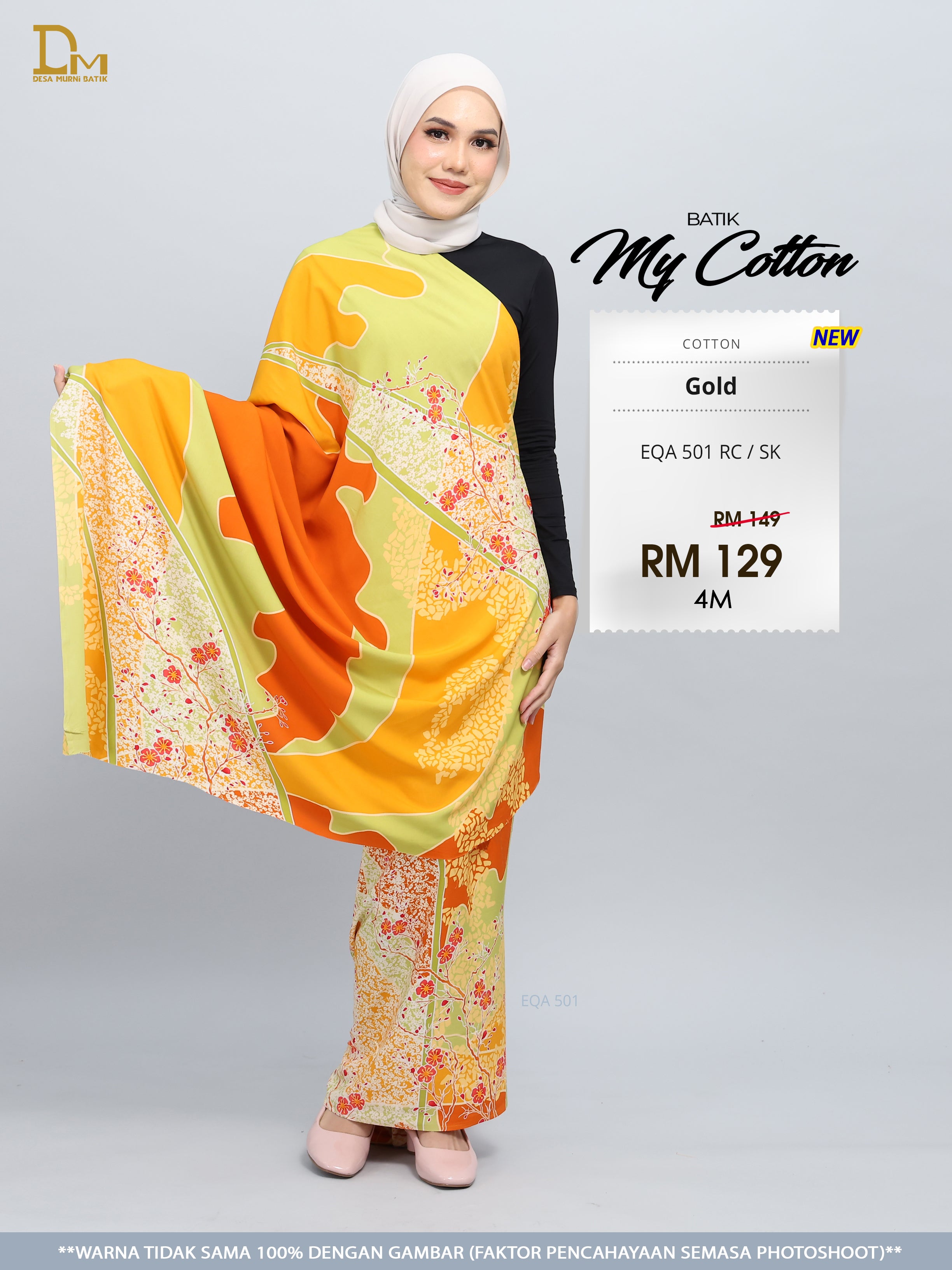 BATIK MY COTTON EQA 501 RC / SK GOLD