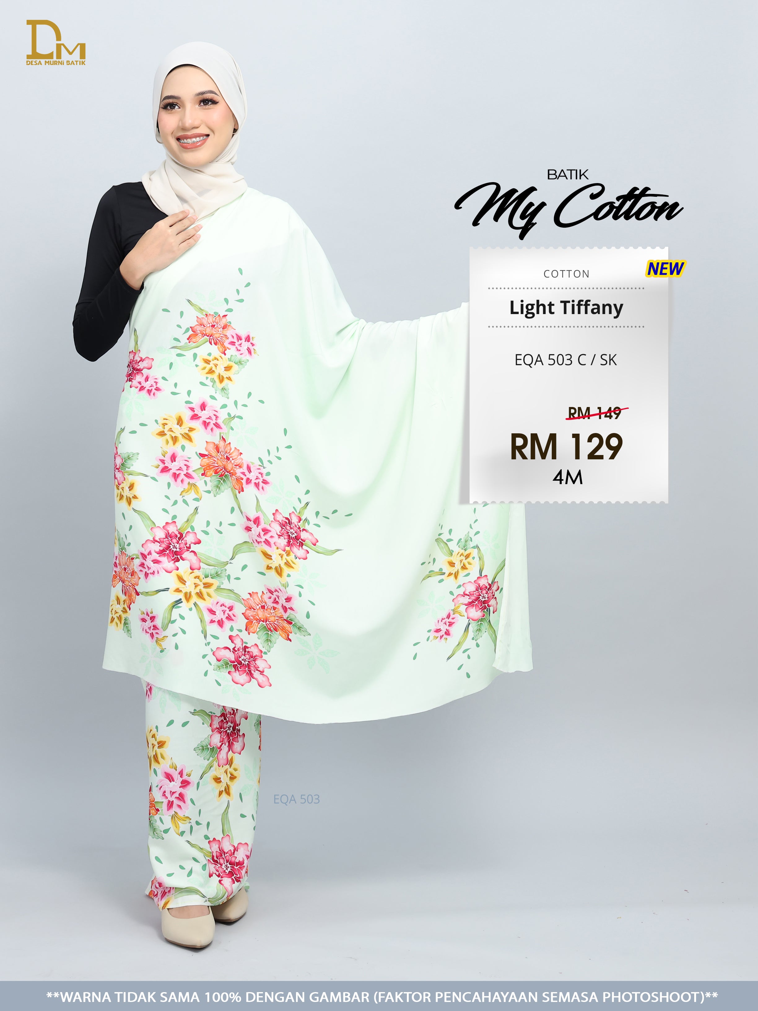 BATIK MY COTTON EQA 503 C / SK LIGHT TRIFFANY