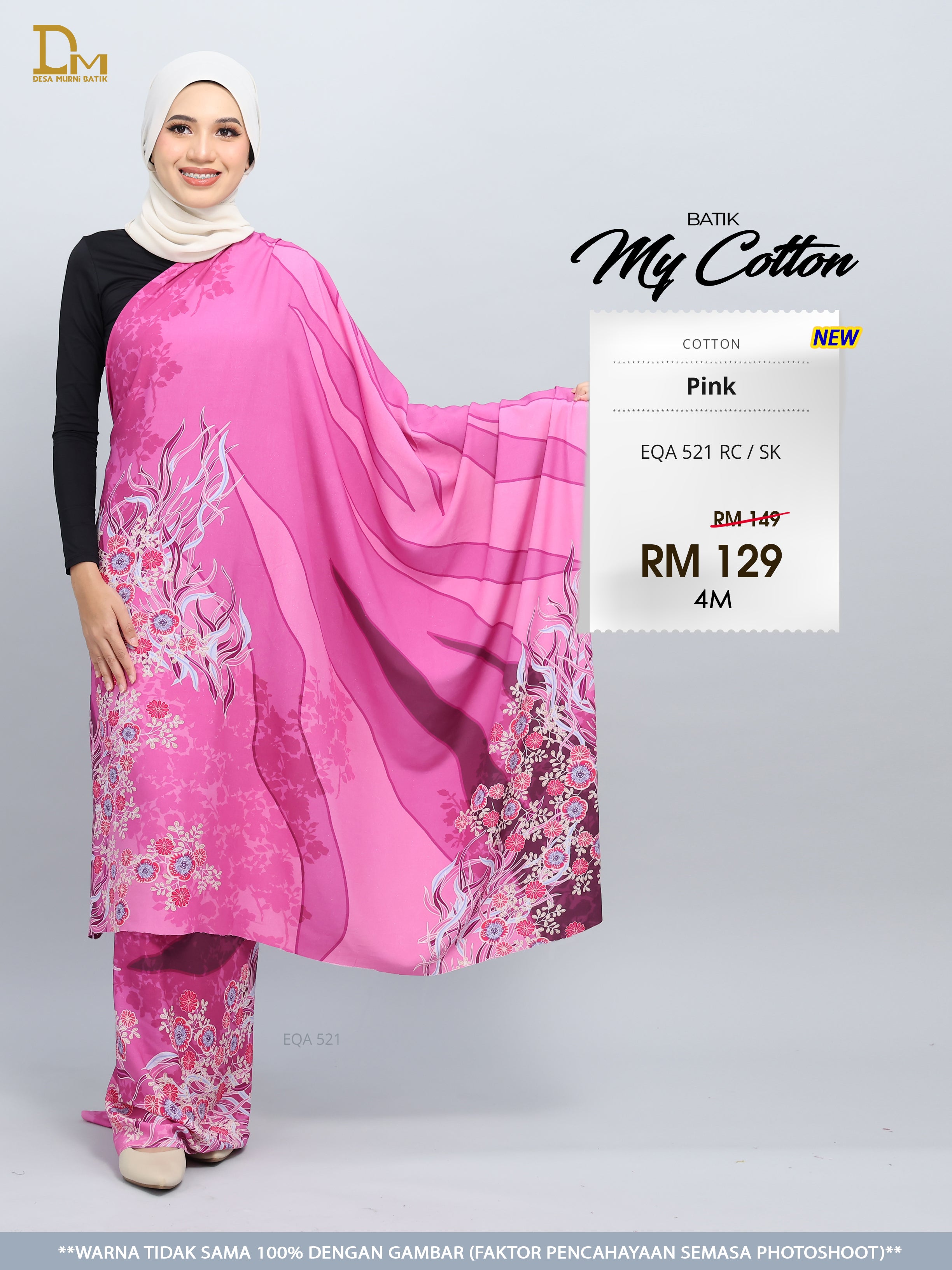 BATIK MY COTTON EQA 521 RC / SK PINK