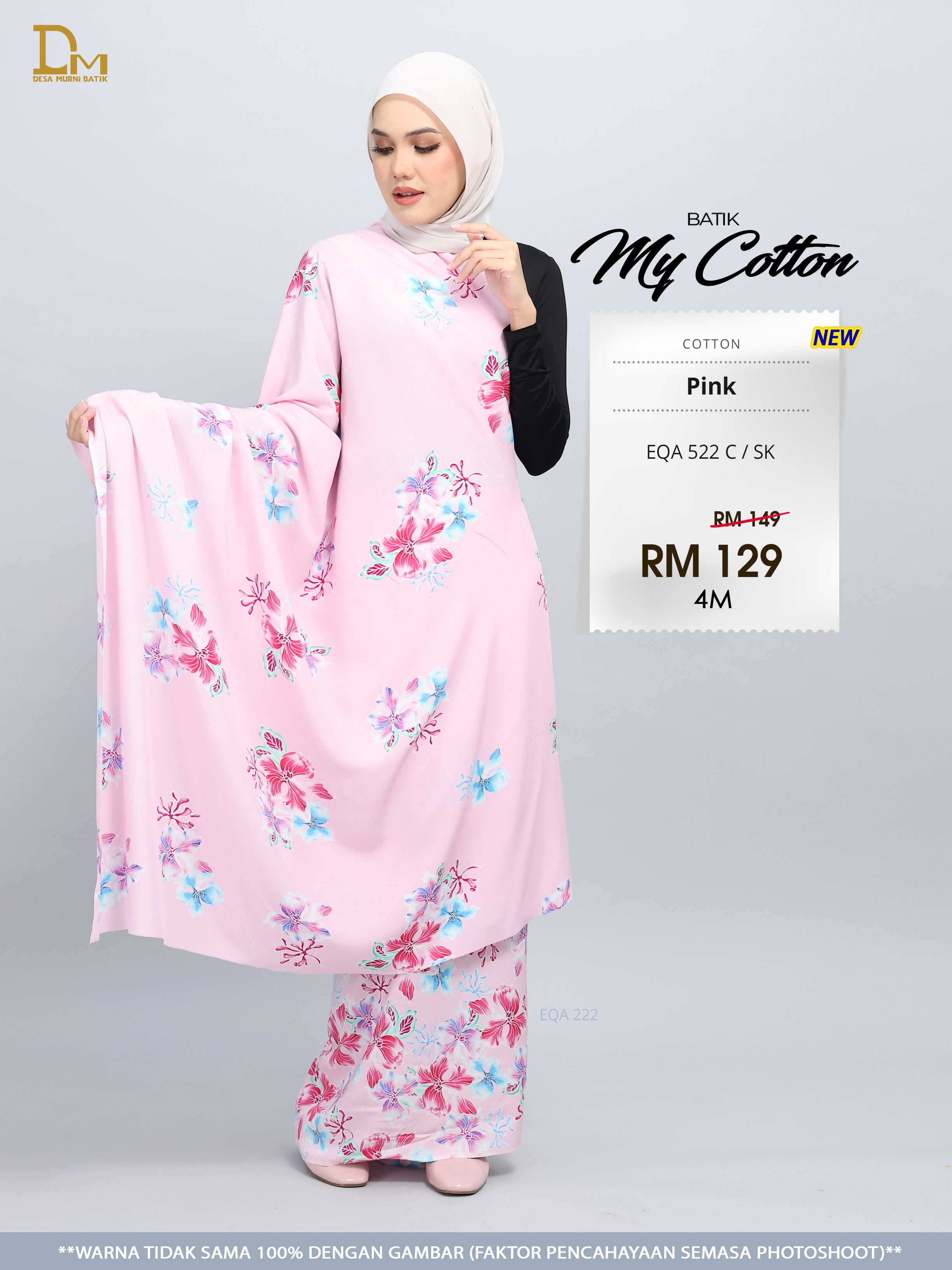 BATIK MY COTTON EQA 522 C / SK PINK