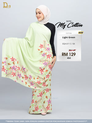 BATIK MY COTTON EQA 611 C / SK LIGHT GREEEN