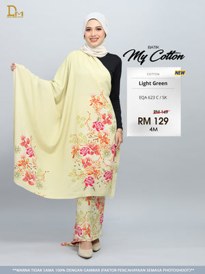 BATIK MY COTTON EQA 623 C / SK LIGHT GREEN
