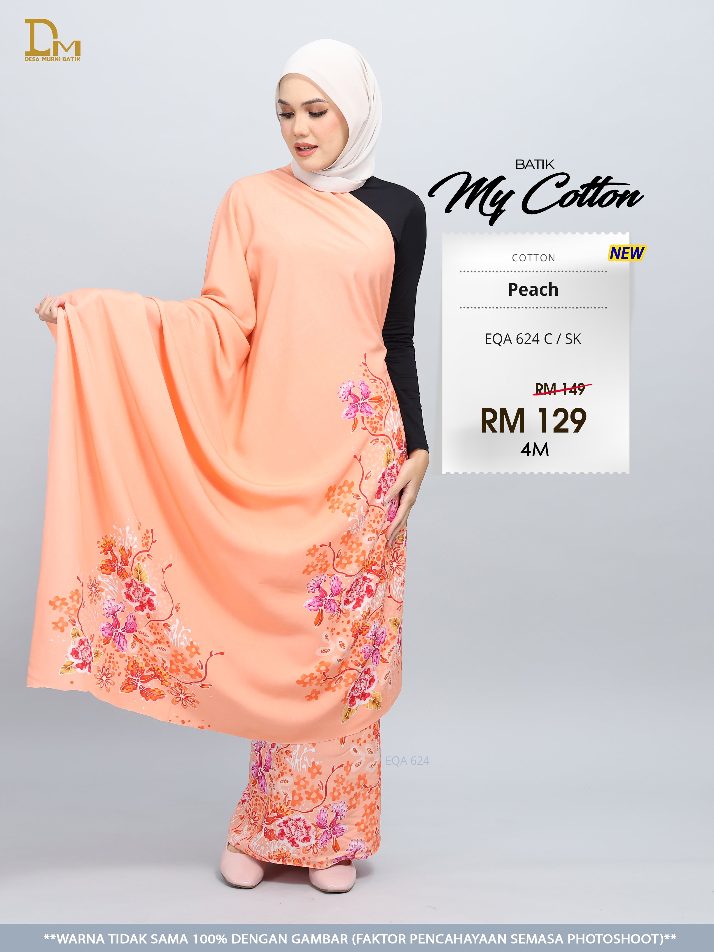 BATIK MY COTTON EQA 624 C / SK PEACH