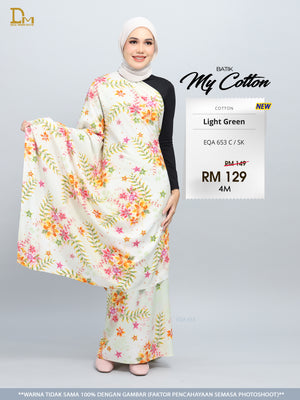 BATIK MY COTTON EQA 653 C / SK LIGHT GREEN