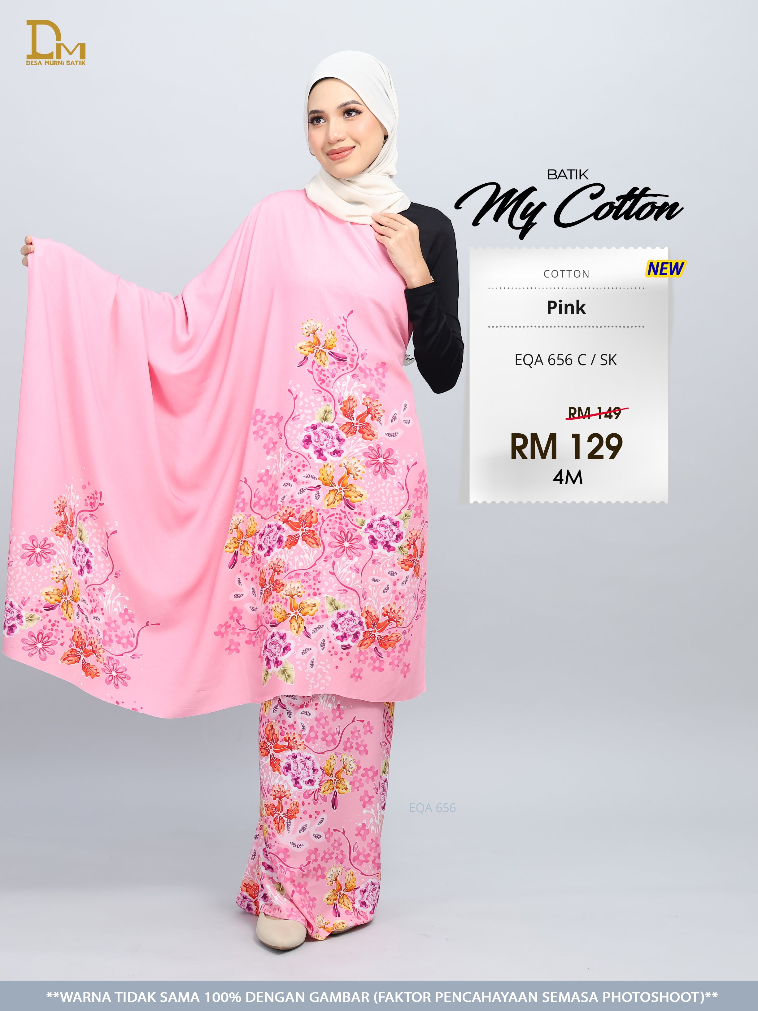 BATIK MY COTTON EQA 622 C / SK PINK