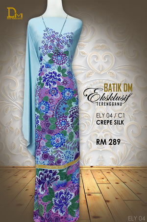 BATIK DM EKSKLUSIF TERENGGANU CREPE SILK ELY 04