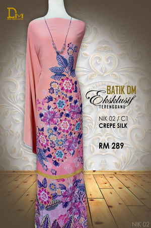 BATIK DM EKSKLUSIF TERENGGANU CREPE SILK NIK 02